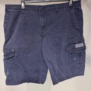 UNIONBAY Men's Navy Cargo Shorts